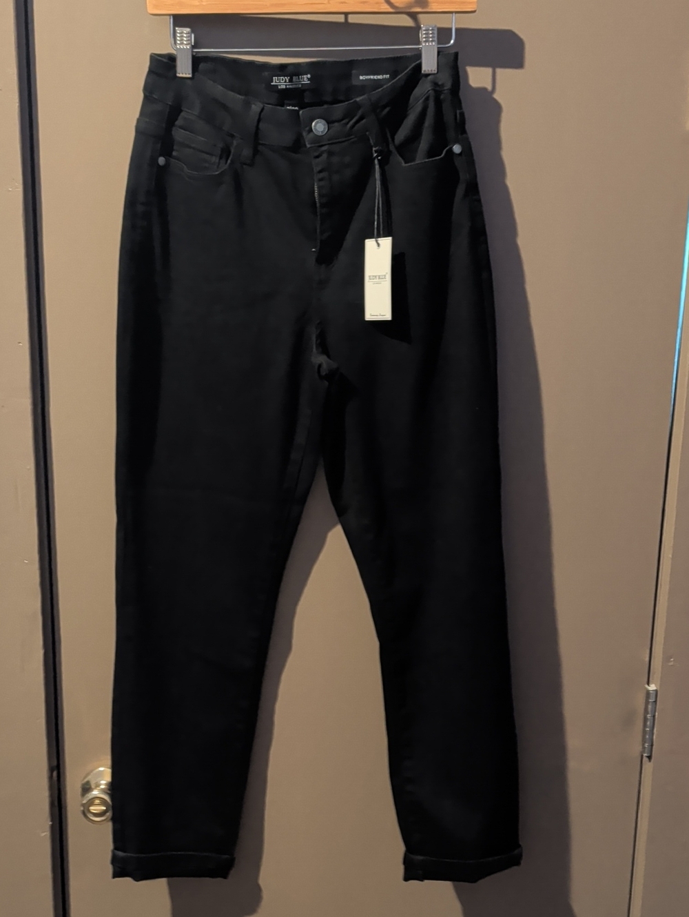 Judy Blue Boyfriend  Fit Black Jeans
